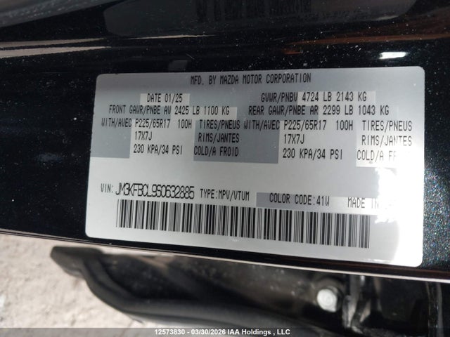 JM3KFBCL9S0632885 Mazda Cx-5 Preferred