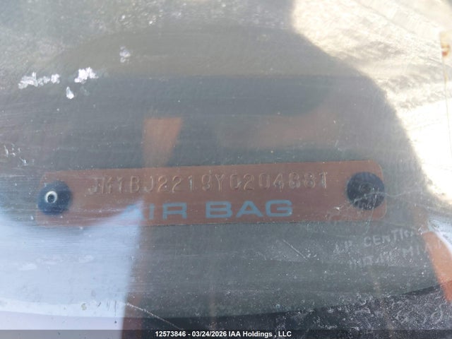 Aukcja sprzedaży 2000 Mazda Protege Es, vin: JM1BJ2219Y0204881, numer aukcji: 12573846