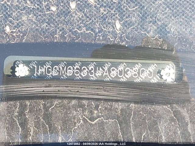 2004 Honda Accord Lx V6 მანქანა იყიდება აუქციონზე, vin: 1HGCM66334A803800, აუქციონის ნომერი: 12573852