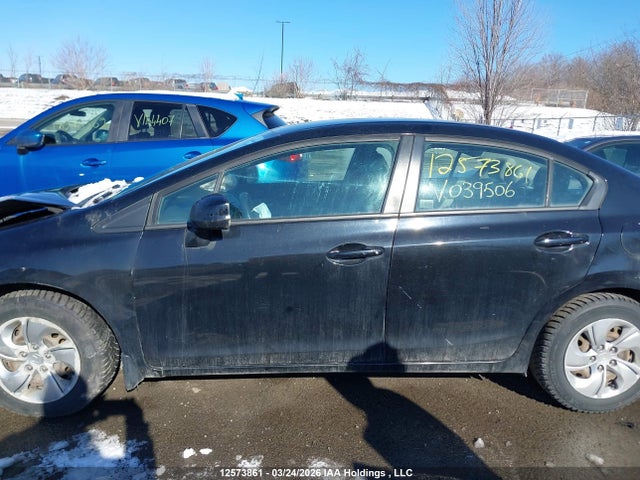 2013 Honda Civic მანქანა იყიდება აუქციონზე, vin: 2HGFB2F49DH039506, აუქციონის ნომერი: 12573861