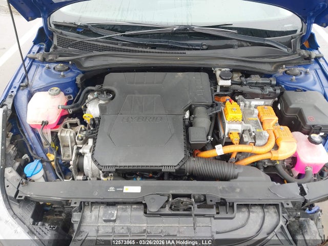 12573865 :رقم المزاد ، KMHLM4AJ3NU013045 vin ، 2022 Hyundai Elantra Hybrid Preferred مزاد بيع