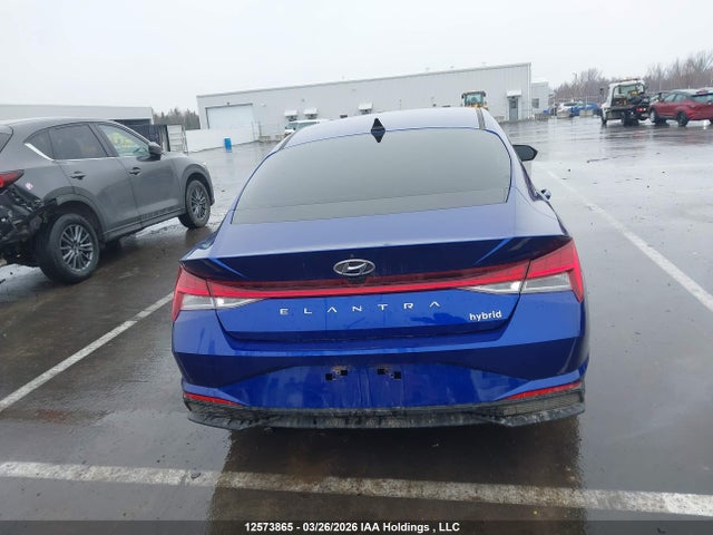 12573865 :رقم المزاد ، KMHLM4AJ3NU013045 vin ، 2022 Hyundai Elantra Hybrid Preferred مزاد بيع