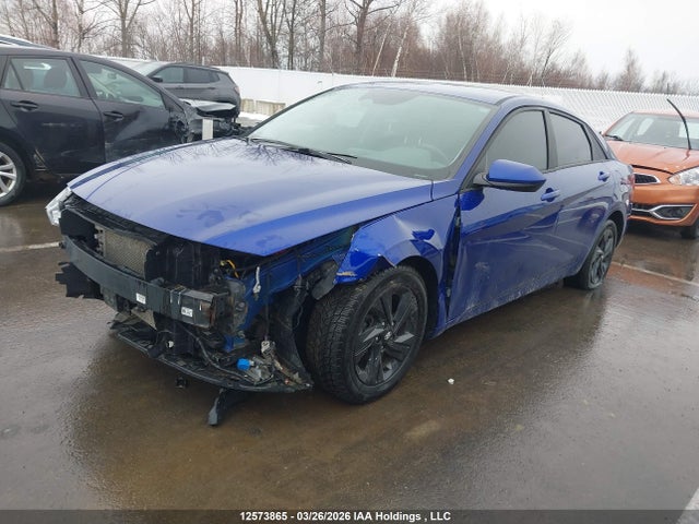 12573865 :رقم المزاد ، KMHLM4AJ3NU013045 vin ، 2022 Hyundai Elantra Hybrid Preferred مزاد بيع