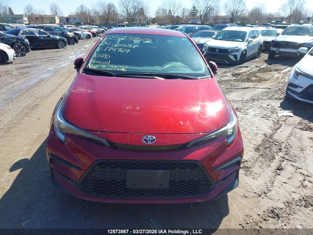 12573867 :رقم المزاد ، 5YFB4MBEXRP174769 vin ، 2024 Toyota Corolla Se/xse مزاد بيع