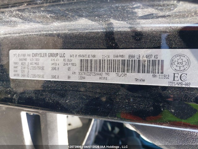 Продаж на аукціоні авто 2015 Ram Promaster 2500 2500 High, vin: 3C6TRVDD2FE504442, номер лоту: 12573906