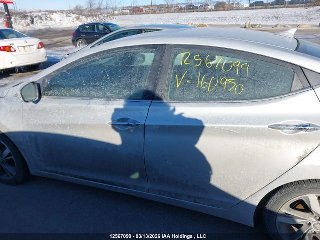 Aukcja sprzedaży 2014 Hyundai Elantra Limited, vin: KMHDH4AH2EU160950, numer aukcji: 12567099