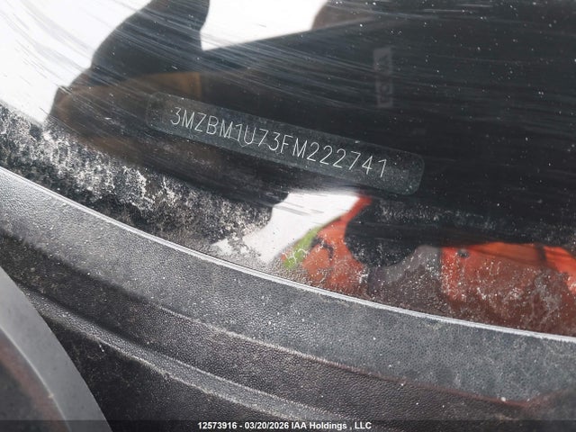 3MZBM1U73FM222741 Mazda Mazda3 Gx
