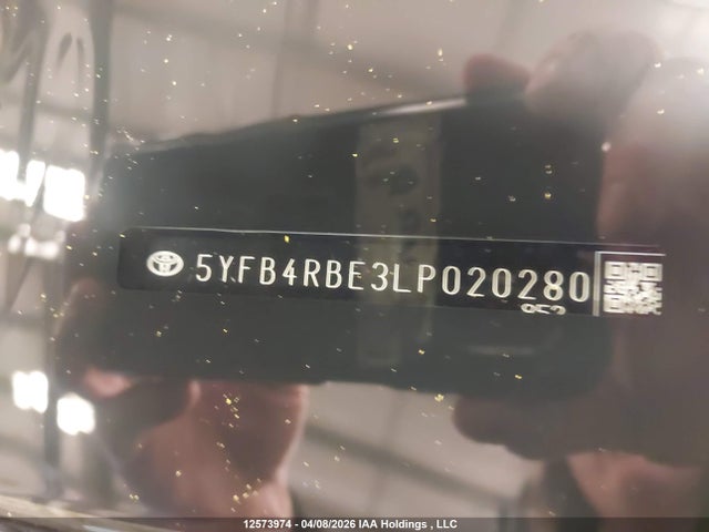 12573974 :رقم المزاد ، 5YFB4RBE3LP020280 vin ، 2020 Toyota Corolla Se/xse مزاد بيع
