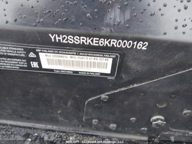 YH2SSRKE6KR000162 Skidoo Expedition