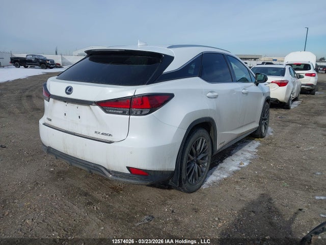 Продаж на аукціоні авто 2021 Lexus Rx 450h, vin: 2T2YGMDA5MC065250, номер лоту: 12574026