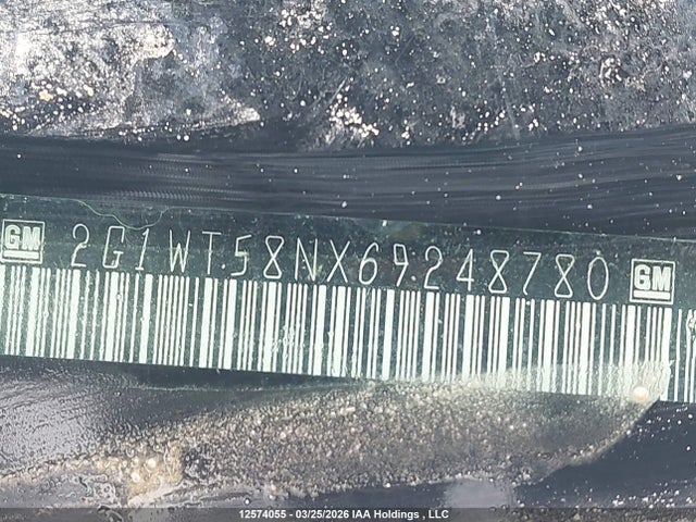 Aukcja sprzedaży 2006 Chevrolet Impala Lt, vin: 2G1WT58NX69248780, numer aukcji: 12574055