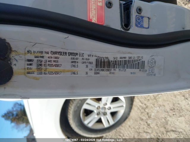 Aukcja sprzedaży 2012 Dodge Journey, vin: 3C4PDCAB0CT298237, numer aukcji: 12574067