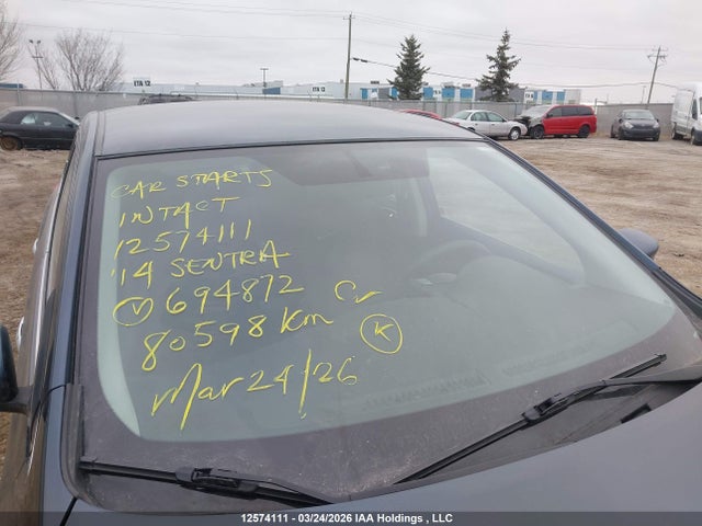 Продажа на аукционе авто 2014 Nissan Sentra 1.8 S/1.8 Sl/1.8 Sr/1.8 Sv, vin: 3N1AB7AP6EL694872, номер лота: 12574111