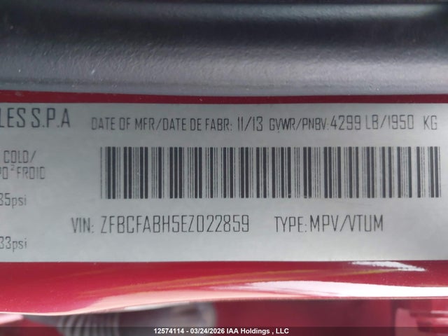 Fiat 500l Sport 2014 ZFBCFABH5EZ022859 Image 19