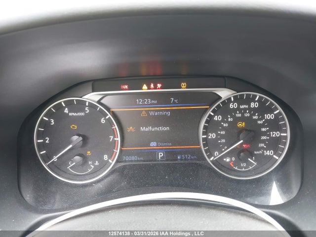 12574138 :رقم المزاد ، 1N4BL4CW2KN316812 vin ، 2019 Nissan Altima 2.5 Sr مزاد بيع