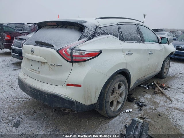5N1AZ2MH9GN122855 Nissan Murano S/sl/sv/platinum