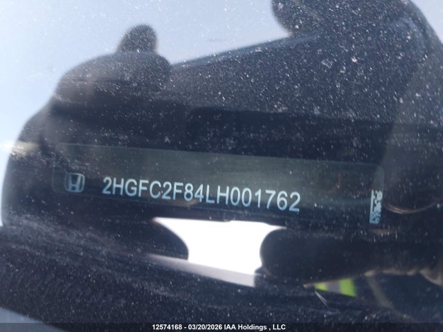 2020 Honda Civic Sport მანქანა იყიდება აუქციონზე, vin: 2HGFC2F84LH001762, აუქციონის ნომერი: 12574168