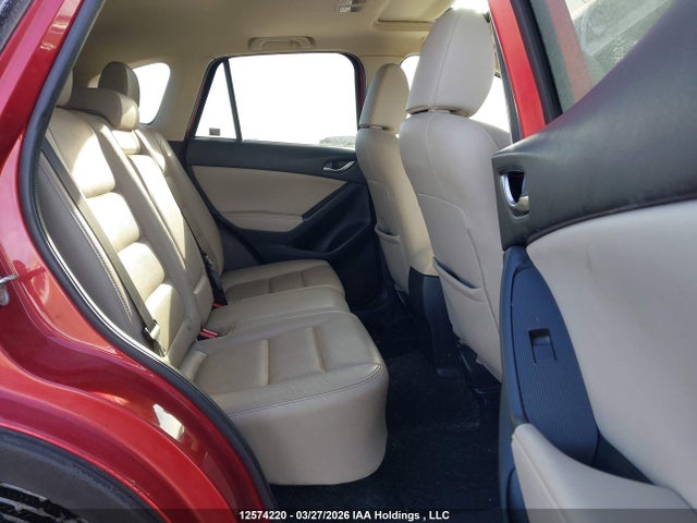 12574220 :رقم المزاد ، JM3KE4DY9F0452465 vin ، 2015 Mazda Cx -5 Gt 4dr Awd مزاد بيع