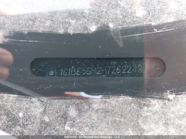 Aukcja sprzedaży 2017 Chevrolet Cruze Lt, vin: 1G1BE5SM2H7262248, numer aukcji: 12574228