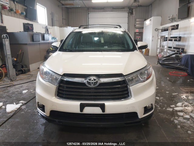 12574236 :رقم المزاد ، 5TDDKRFH8GS336371 vin ، 2016 Toyota Highlander Limited/ltd Platinum مزاد بيع