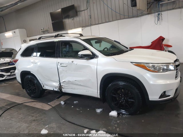 12574236 :رقم المزاد ، 5TDDKRFH8GS336371 vin ، 2016 Toyota Highlander Limited/ltd Platinum مزاد بيع