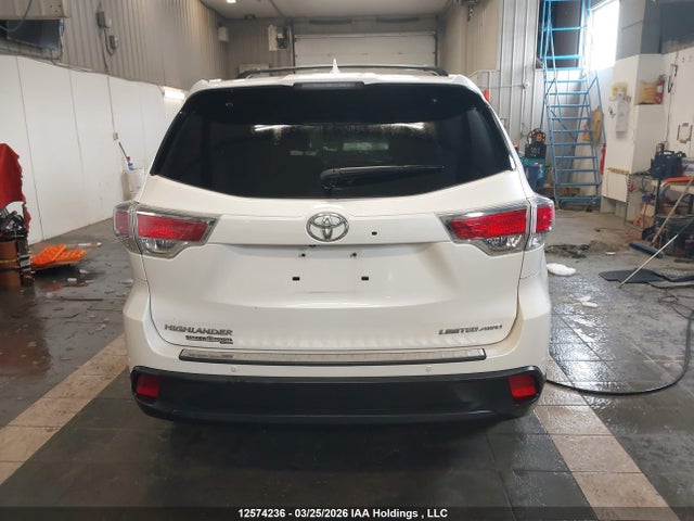 12574236 :رقم المزاد ، 5TDDKRFH8GS336371 vin ، 2016 Toyota Highlander Limited/ltd Platinum مزاد بيع