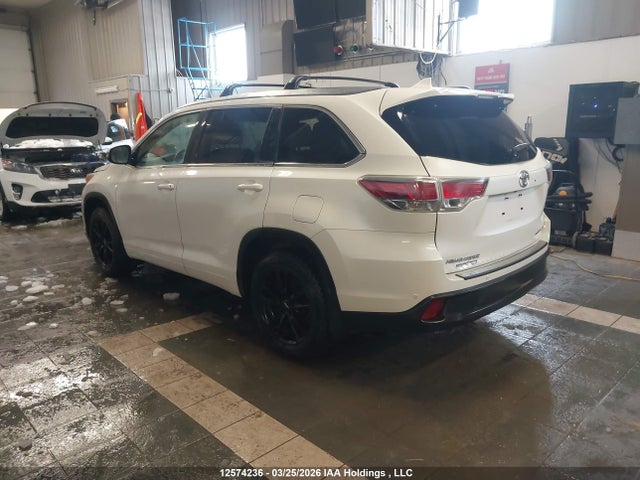 12574236 :رقم المزاد ، 5TDDKRFH8GS336371 vin ، 2016 Toyota Highlander Limited/ltd Platinum مزاد بيع