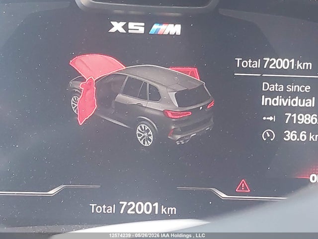 Aukcja sprzedaży 2022 Bmw X5 M/m Competition, vin: 5YMJU0C07N9M10924, numer aukcji: 12574239