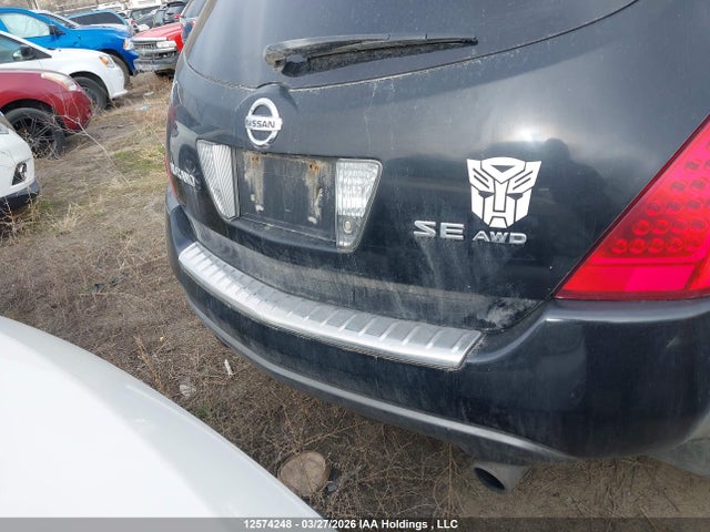 Продажа на аукционе авто 2007 Nissan Murano Sl/se/s, vin: JN8AZ08W57W641949, номер лота: 12574248