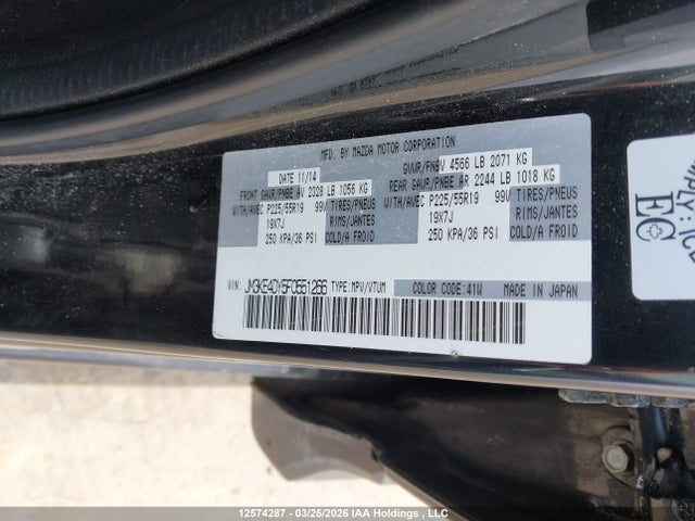 JM3KE4DY5F0551266 Mazda CX-5