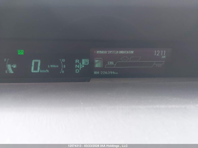 12574313 :رقم المزاد ، JTDKN3DP2D3032875 vin ، 2013 Toyota Prius Plug-in مزاد بيع
