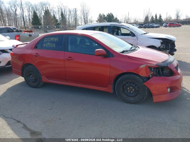12574343 :رقم المزاد ، 2T1BU40E39C095558 vin ، 2009 Toyota Corolla S مزاد بيع