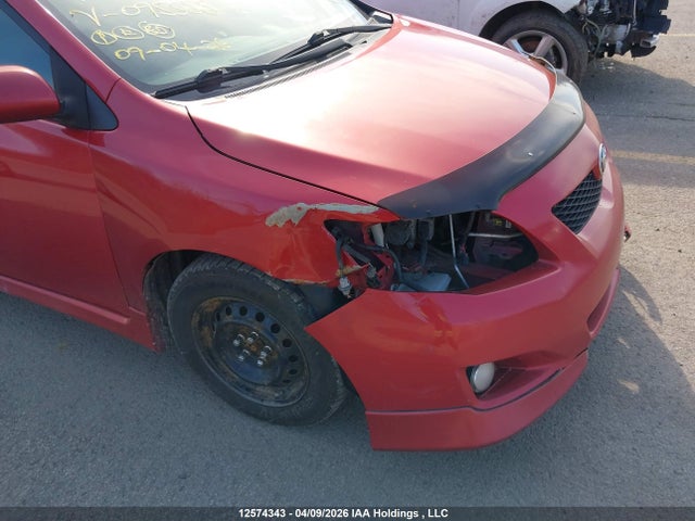 12574343 :رقم المزاد ، 2T1BU40E39C095558 vin ، 2009 Toyota Corolla S مزاد بيع