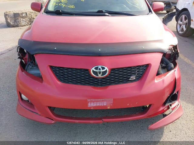 12574343 :رقم المزاد ، 2T1BU40E39C095558 vin ، 2009 Toyota Corolla S مزاد بيع