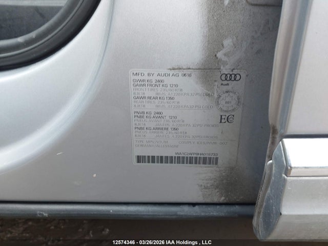 WA1C2AFP8HA018733 Audi Q5 2.0t Komfort