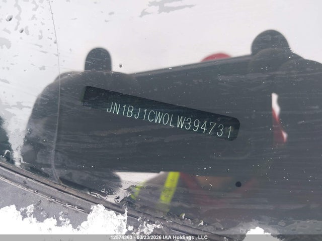 12574363 :رقم المزاد ، JN1BJ1CW0LW394731 vin ، 2020 Nissan Qashqai S/sl/sv مزاد بيع