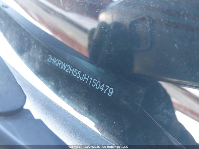2018 Honda Cr-v მანქანა იყიდება აუქციონზე, vin: 2HKRW2H55JH150479, აუქციონის ნომერი: 12574367