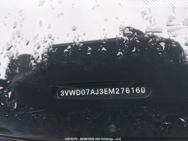 3VWD07AJ3EM276160 Volkswagen Jetta 1.8 Tsi Comfortline