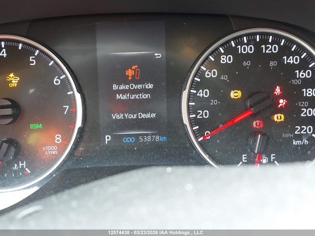 12574438 :رقم المزاد ، 2T3B1RFV2NC302388 vin ، 2022 Toyota Rav4 Le مزاد بيع
