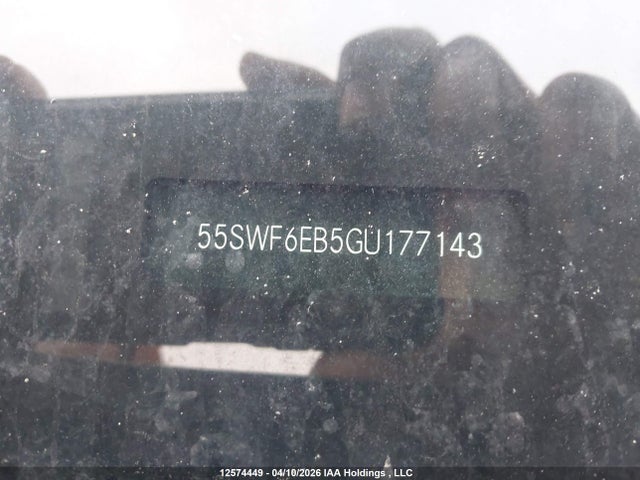 12574449 :رقم المزاد ، 55SWF6EB5GU177143 vin ، 2016 Mercedes-benz C 450 Amg 4matic مزاد بيع