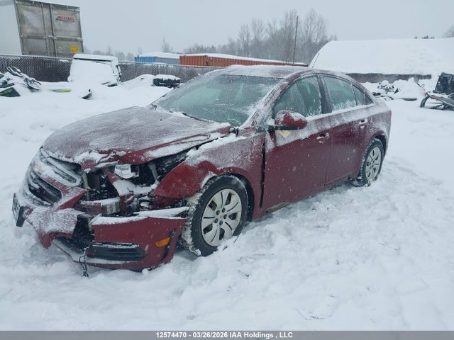 2015 Chevrolet Cruze მანქანა იყიდება აუქციონზე, vin: 1G1PC5SB3F7278093, აუქციონის ნომერი: 12574470