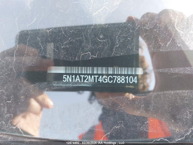 12574492 :رقم المزاد ، 5N1AT2MT4GC788104 vin ، 2016 Nissan Rogue S/sl/sv مزاد بيع