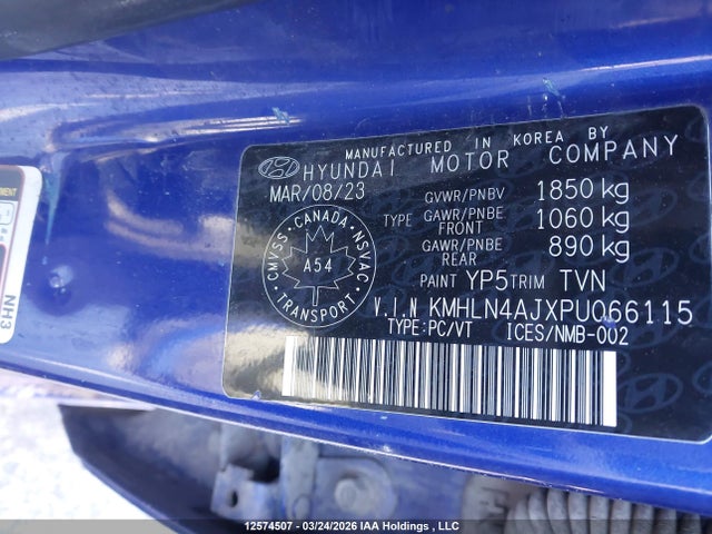 KMHLN4AJXPU066115 Hyundai Elantra Limited
