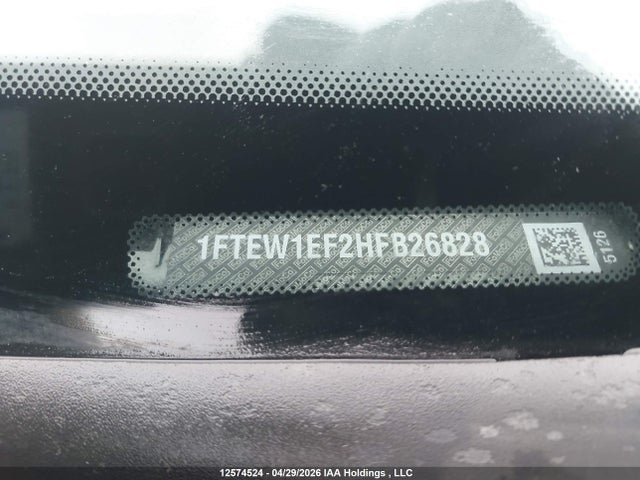 Продаж на аукціоні авто 2017 Ford F-150 Lariat, vin: 1FTEW1EF2HFB26828, номер лоту: 12574524