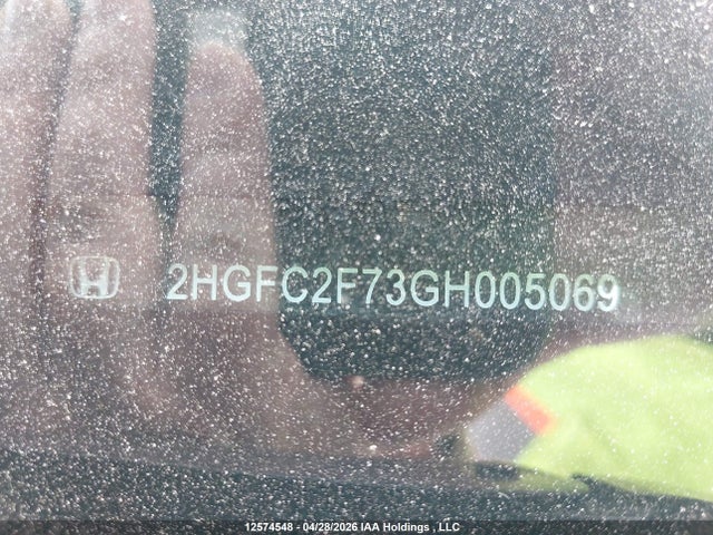 Aukcja sprzedaży 2016 Honda Civic Ex, vin: 2HGFC2F73GH005069, numer aukcji: 12574548