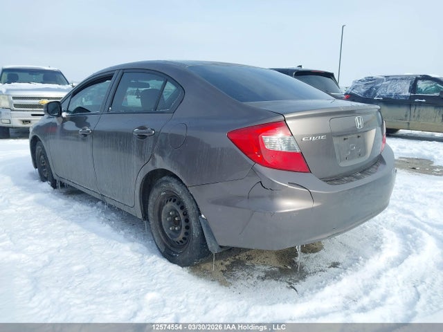 12574554 :رقم المزاد ، 2HGFB2F59CH016072 vin ، 2012 Honda Civic Ex 4dr مزاد بيع