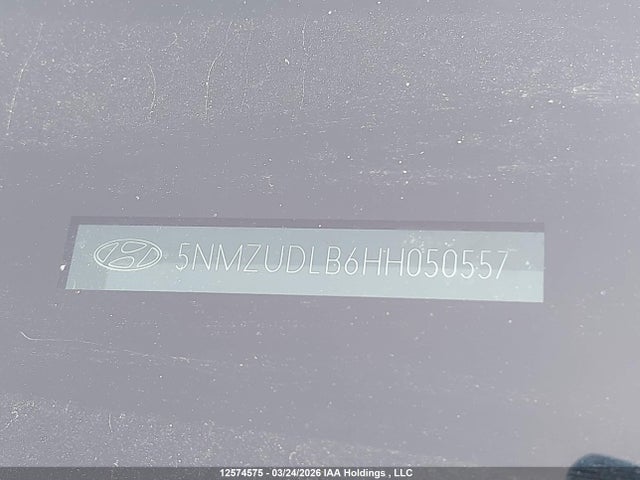 5NMZUDLB6HH050557 Hyundai Santa Fe Sport 2.4 Se