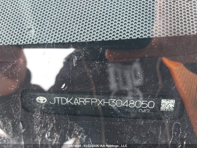12574588 :رقم المزاد ، JTDKARFPXH3048050 vin ، 2017 Toyota Prius Prime مزاد بيع