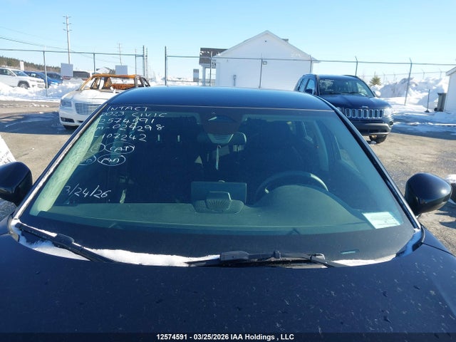 12574591 :رقم المزاد ، 2HGFE2F2XPH107242 vin ، 2023 Honda Civic Lx/lx-b مزاد بيع