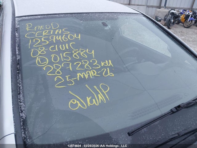 Aukcja sprzedaży 2008 Honda Civic Dx-g, vin: 2HGFA15438H015884, numer aukcji: 12574604